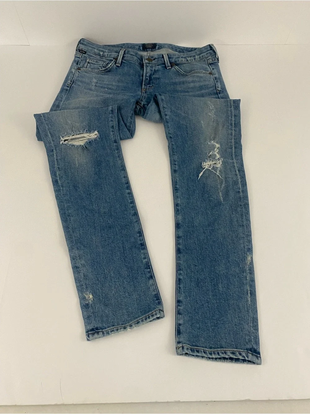 Citizens of Humanity Racer Low Rise Skinny Jeans light Wash Size 28